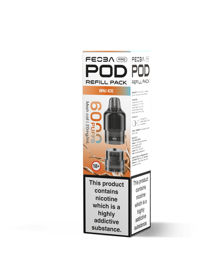 Feoba Pro 6000 Replacement Pods Box of 5 - Best Vape Wholesale