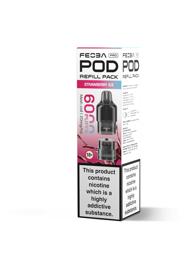 Feoba Pro 6000 Replacement Pods Box of 5 - Best Vape Wholesale