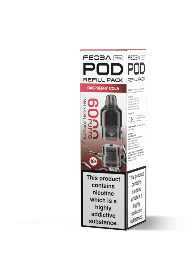 Feoba Pro 6000 Replacement Pods Box of 5 - Best Vape Wholesale