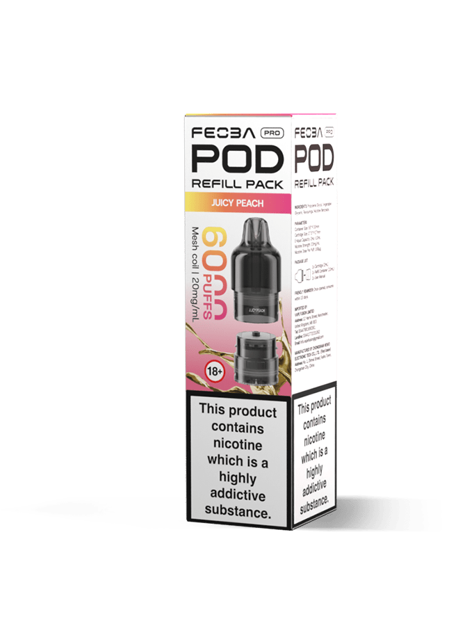Feoba Pro 6000 Replacement Pods Box of 5 - Best Vape Wholesale