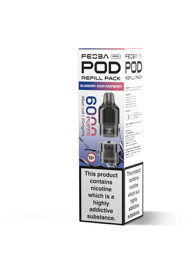 Feoba Pro 6000 Replacement Pods Box of 5 - Best Vape Wholesale