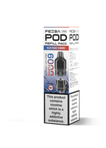 Buy Feoba Pro 6000 Replacement Pods Box of 5 - Blue Razz Cherry
