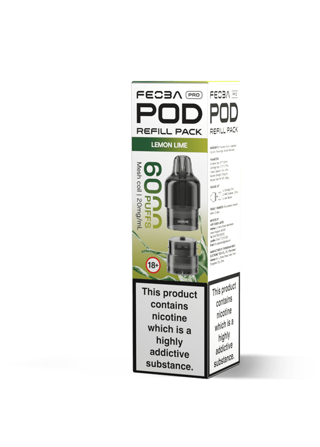 Feoba Pro 6000 Replacement Pods Box of 5 - Best Vape Wholesale