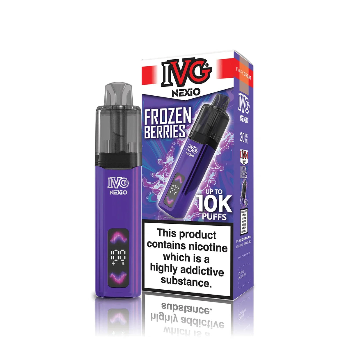 IVG Nexio 10k Pod Vape Kit Box of 5