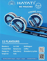 Buy Hayati Nicotine Pouches Pack of 10 - Blueberry