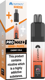 Buy Hayati Pro Max+ 6000 Vape Kit Box of 5 - Cherry Cola