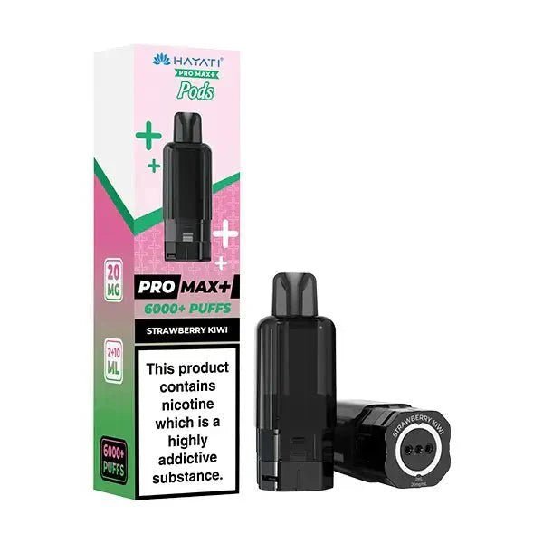 Buy Hayati Pro Max Plus 6000 Prefilled Pods Box of 5 - Strawberry Kiwi