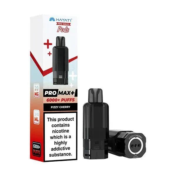 Buy Hayati Pro Max Plus 6000 Prefilled Pods Box of 5 - Fizzy Cherry