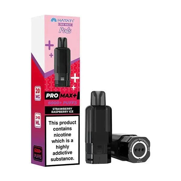 Buy Hayati Pro Max Plus 6000 Prefilled Pods Box of 5 - Strawberry Raspberry Ice
