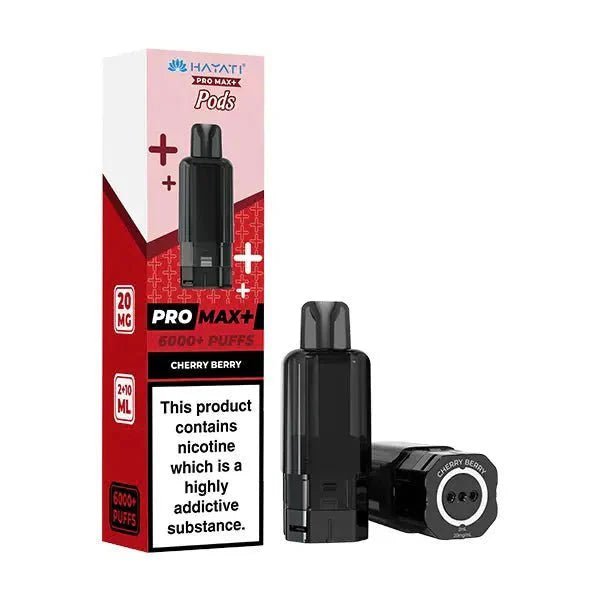 Buy Hayati Pro Max Plus 6000 Prefilled Pods Box of 5 - Cherry Berry