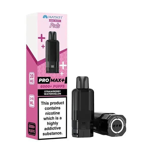 Buy Hayati Pro Max Plus 6000 Prefilled Pods Box of 5 - Strawberry Watermelon