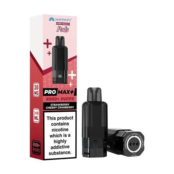 Buy Hayati Pro Max Plus 6000 Prefilled Pods Box of 5 - Strawberry Cherry Cranberry