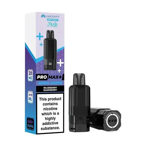 Buy Hayati Pro Max Plus 6000 Prefilled Pods Box of 5 - Blueberry Raspberry