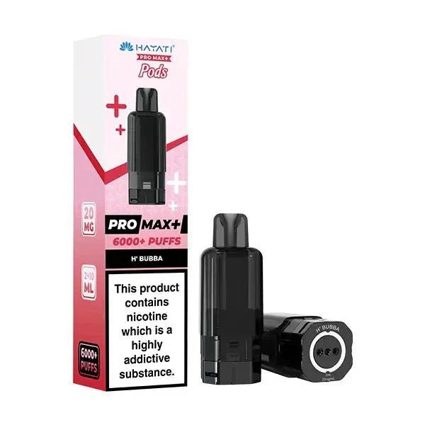 Buy Hayati Pro Max Plus 6000 Prefilled Pods Box of 5 - Hubba Bubba