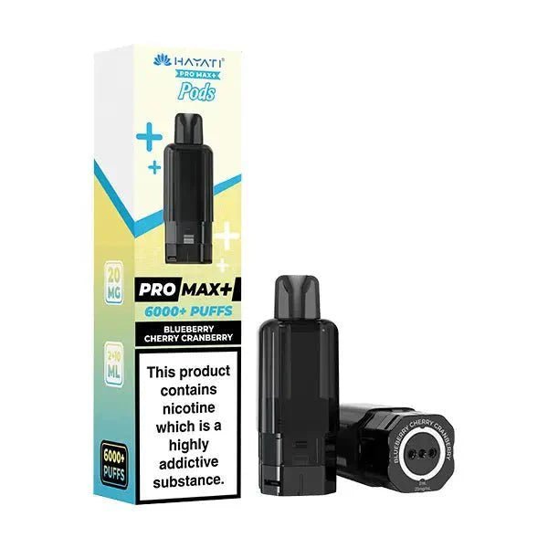 Buy Hayati Pro Max Plus 6000 Prefilled Pods Box of 5 - Blueberry Cherry Cranberry