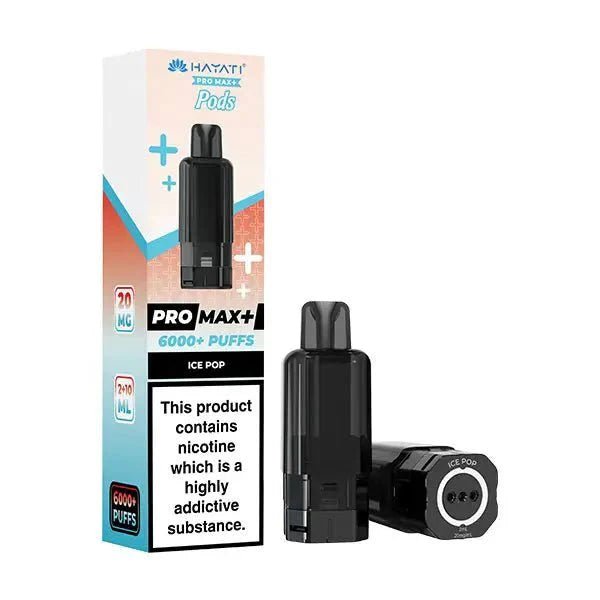 Buy Hayati Pro Max Plus 6000 Prefilled Pods Box of 5 - Ice Pop