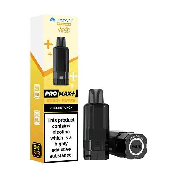 Buy Hayati Pro Max Plus 6000 Prefilled Pods Box of 5 - Pipeline Punch