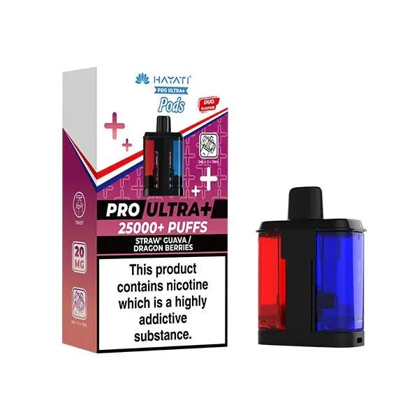 Buy Hayati Pro Ultra Plus 25000 Replacement Pods Pack of 5 - Straw' Guava / Dragon Berries