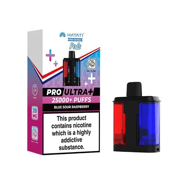 Buy Hayati Pro Ultra Plus 25000 Replacement Pods Pack of 5 - Blue Sour Raspberry