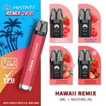 Buy Hayati Remix 2400 Puffs 4 in 1 Disposable Vape Pod Kit Box of 5 - Hawaii Remix