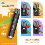 Buy Hayati Remix 2400 Puffs 4 in 1 Disposable Vape Pod Kit Box of 5 - Ibiza Remix