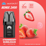 Buy Hayati Remix 2400 Puffs Replacement Pods - Strawberry Bubblegum