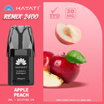Buy Hayati Remix 2400 Puffs Replacement Pods - Apple Paech