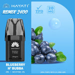 Buy Hayati Remix 2400 Puffs Replacement Pods - Blueberry H' Bubba
