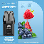 Buy Hayati Remix 2400 Puffs Replacement Pods - Blueberry Watermelon Raspberry