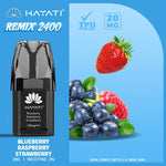 Buy Hayati Remix 2400 Puffs Replacement Pods - Blueberry Raspberry Strawberry