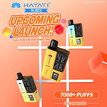 Buy Hayati Rubik 7000 Puffs Disposable Vape Kit Pack of 5 - Banana Ice