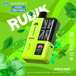 Buy Hayati Rubik 7000 Puffs Disposable Vape Kit Pack of 5 - Banana Ice