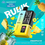 Buy Hayati Rubik 7000 Puffs Disposable Vape Kit Pack of 5 - Banana Ice
