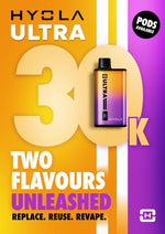 Buy Hyola Ultra 30k Prefilled Pod Vape Kit Pack of 5 - Yellow Edition