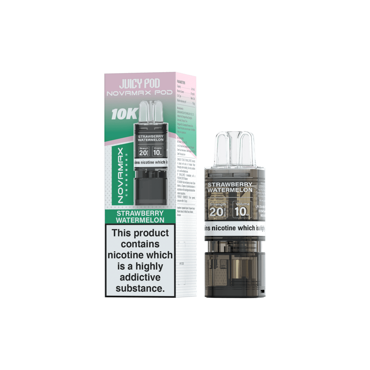 Buy Juicy Pod Novamax 10k Replacement Pods Pack of 5 - Strawberry Watermelon