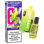 Buy Lost Mary BM6000 Prefilled Disposable Vape Kit Box of 5 - Double Apple
