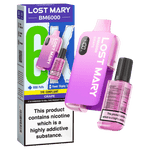 Buy Lost Mary BM6000 Prefilled Disposable Vape Kit Box of 5 - Grape
