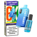 Buy Lost Mary BM6000 Prefilled Disposable Vape Kit Box of 5 - Blueberry