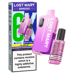 Buy Lost Mary BM6000 Prefilled Disposable Vape Kit Box of 5 - Blue Sour Raspberry