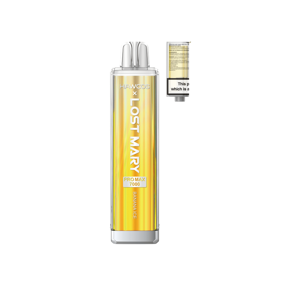 Buy Lost Mary x Hawcos Pro Max 7000 Prefilled Pod Kit Pack of 10 - Banana Ice