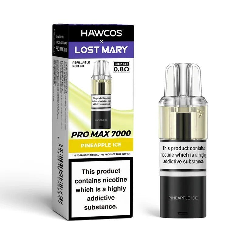 Buy Lost Mary x Hawcos Pro Max 7000 Replacement Pods Pack of 5 - Pineapple Ice