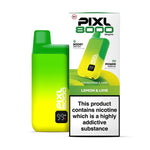 Buy PIXL 8000 Prefilled Pod Vape Kit pack of 5 - Lemon & Lime