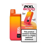 Buy PIXL 8000 Prefilled Pod Vape Kit pack of 5 - Juicy Peach