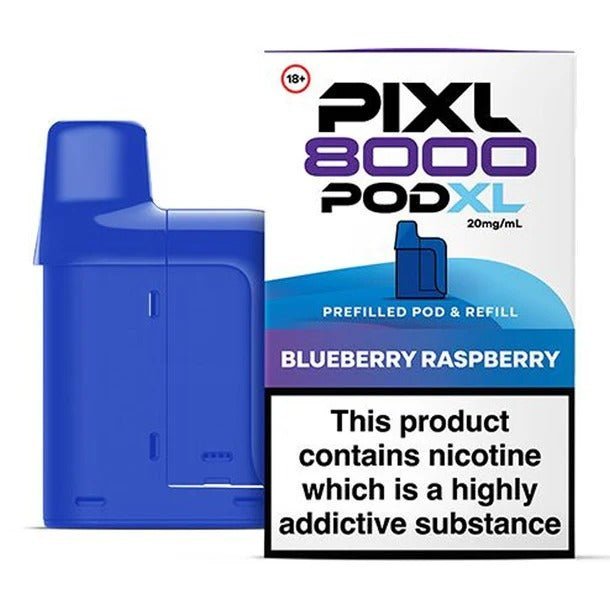Buy PIXL 8000 Replacement Pods Pack of 5 - Blueberry Raspberry