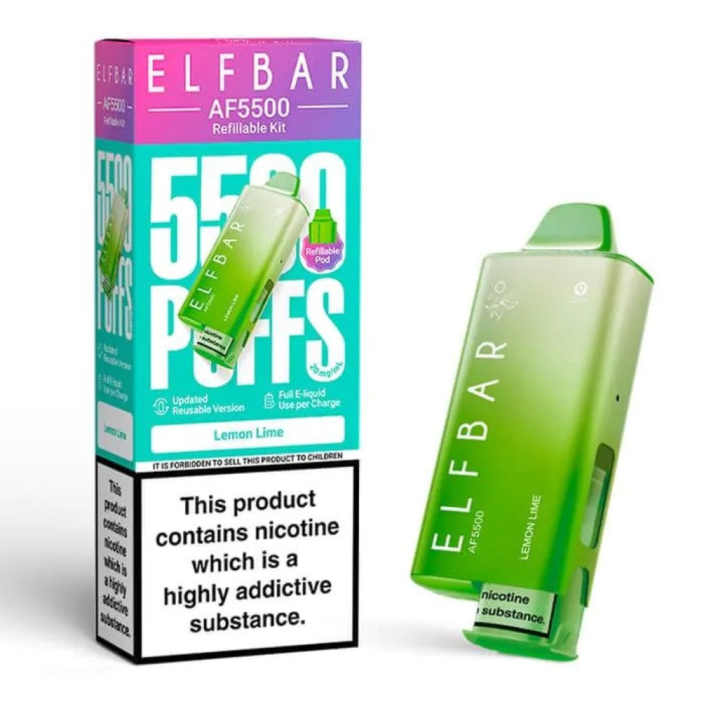 Buy Elf Bar AF5500 Prefilled Vape Kit Box of 5