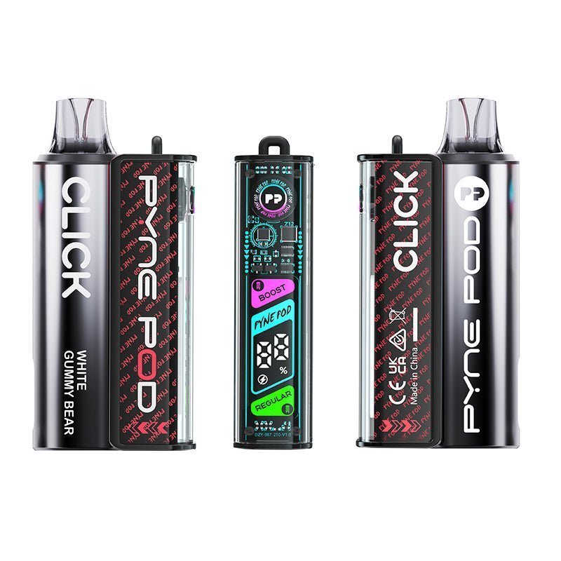 Buy Pyne Pod Click 10K Prefilled Pod Vape Kit - Box of 5 - White Gummy Bear