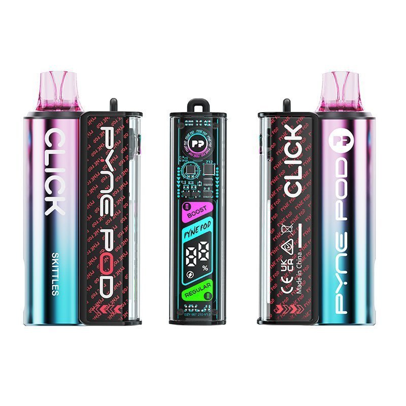 Buy Pyne Pod Click 10K Prefilled Pod Vape Kit - Box of 5 - Rainbow