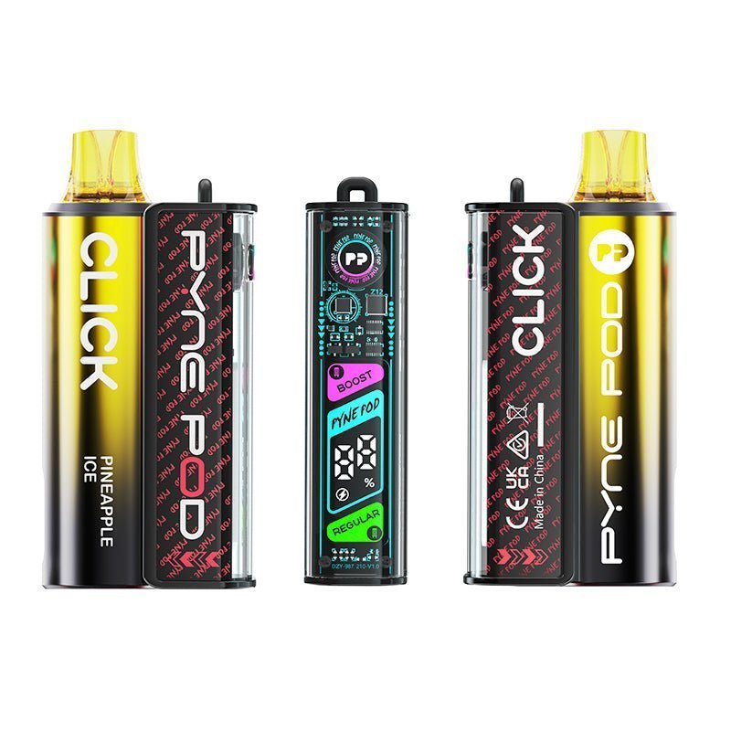 Buy Pyne Pod Click 10K Prefilled Pod Vape Kit - Box of 5 - Pineapple Ice