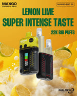 Buy RELX Maxgo 22k Disposable Vape Box of 5 - Lemon Lime
