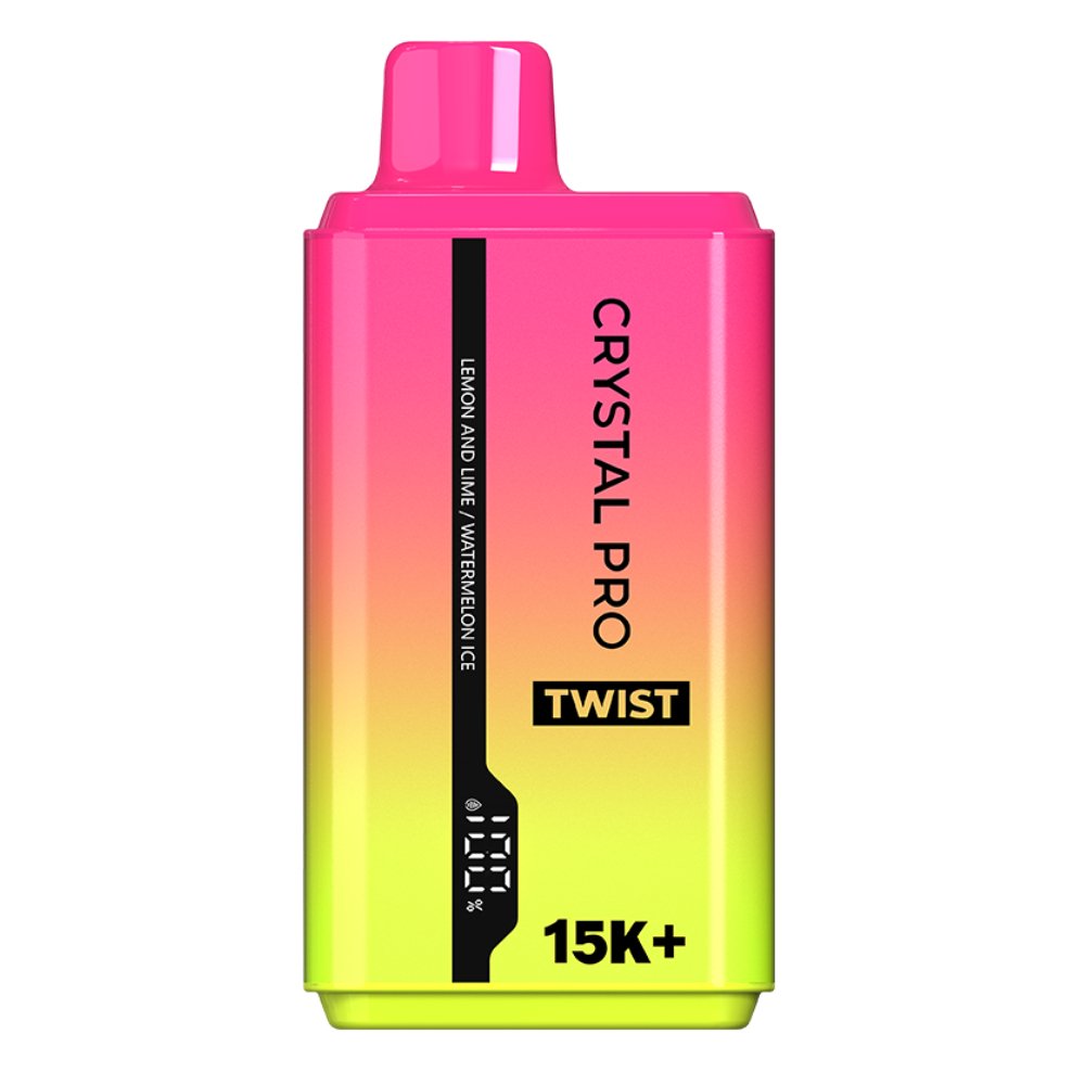 The Crystal Pro Twist 15000 Puffs Disposable Vape Box of 10 - Best Vape Wholesale